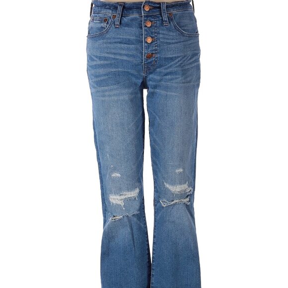 Cali Demi-Boot Jeans: Button-Front Edition Size 27 - Picture 5 of 10